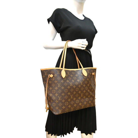 Louis Vuitton Totally MM Monogram Tote Bag in Brown Leather ref