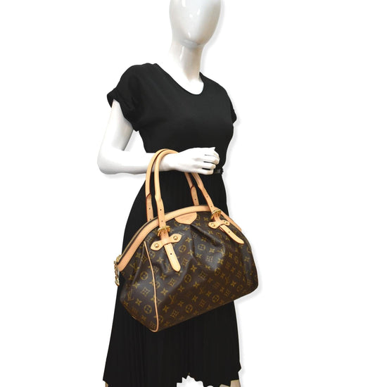 Tivoli leather handbag Louis Vuitton Brown in Leather - 35800397