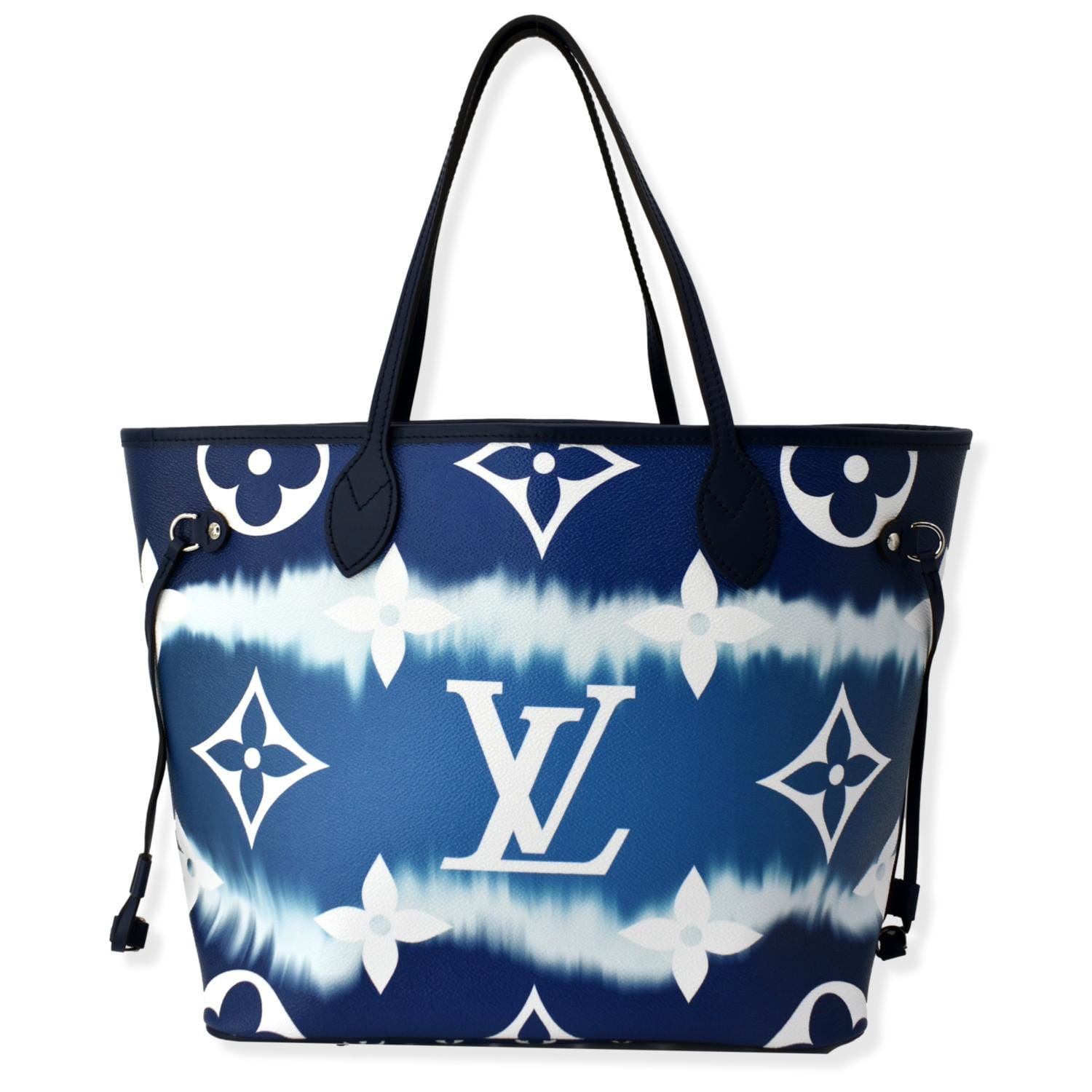 Louis Vuitton Neverfull LV Escale mm Monogram Shoulder Bag Blue