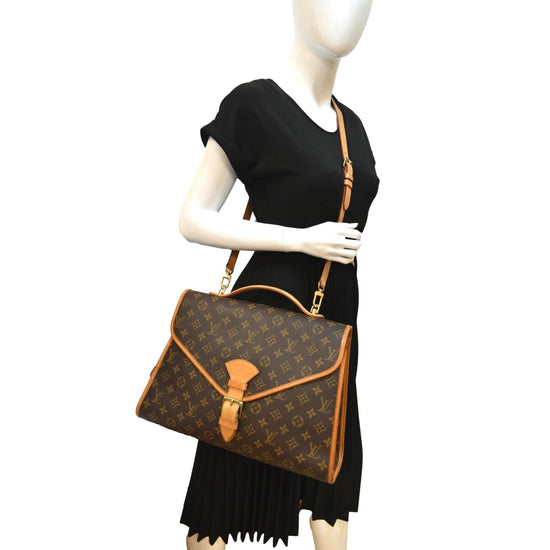 Beverly leather crossbody bag Louis Vuitton Brown in Leather - 20672061