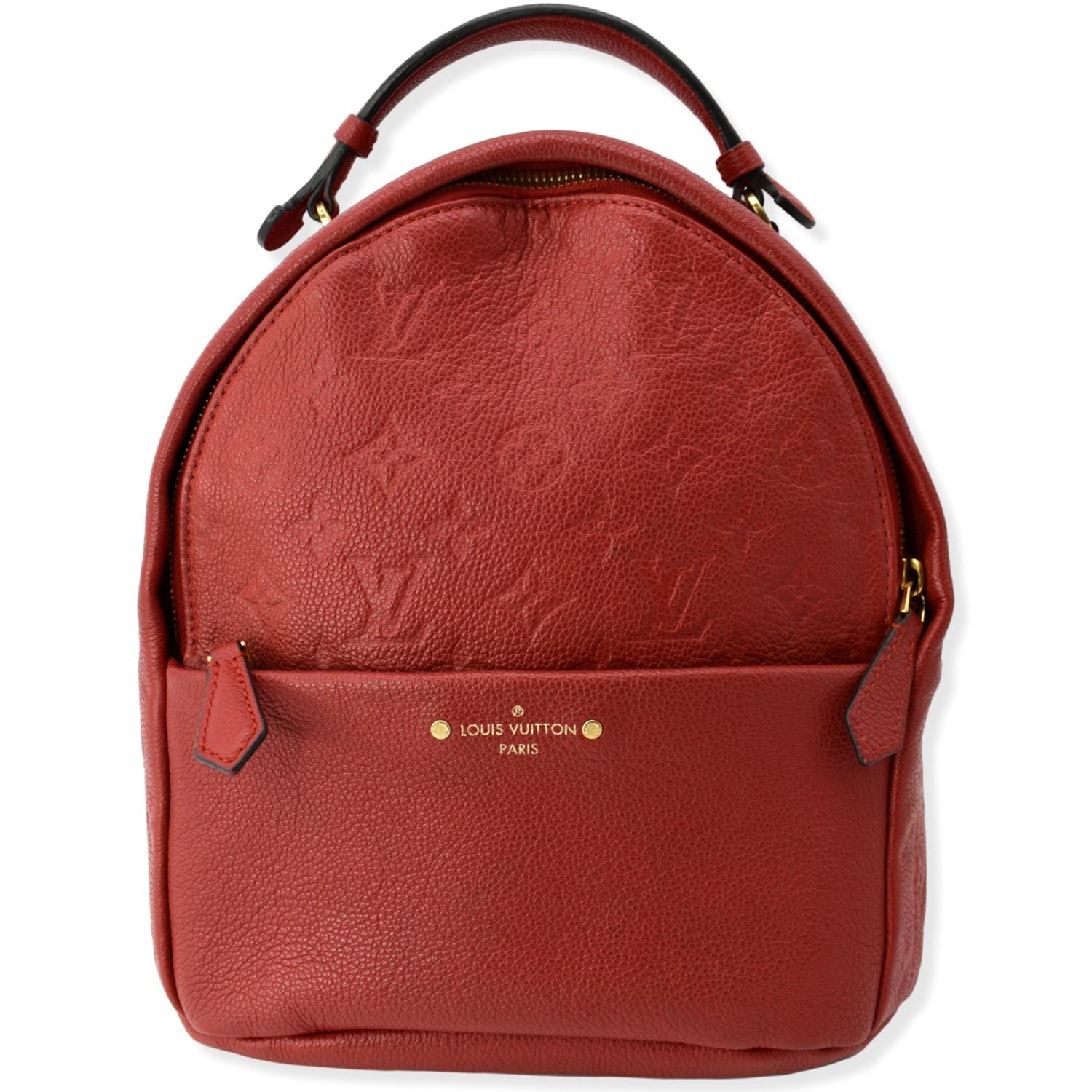 Louis Vuitton Backpack Sorbonne Monogram Empreinte Papyrus in Leather with  Gold-tone - US