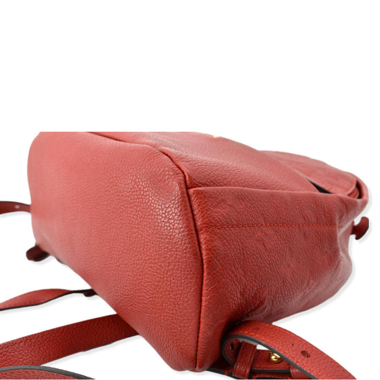 Leather backpack Louis Vuitton Red in Leather - 19738787