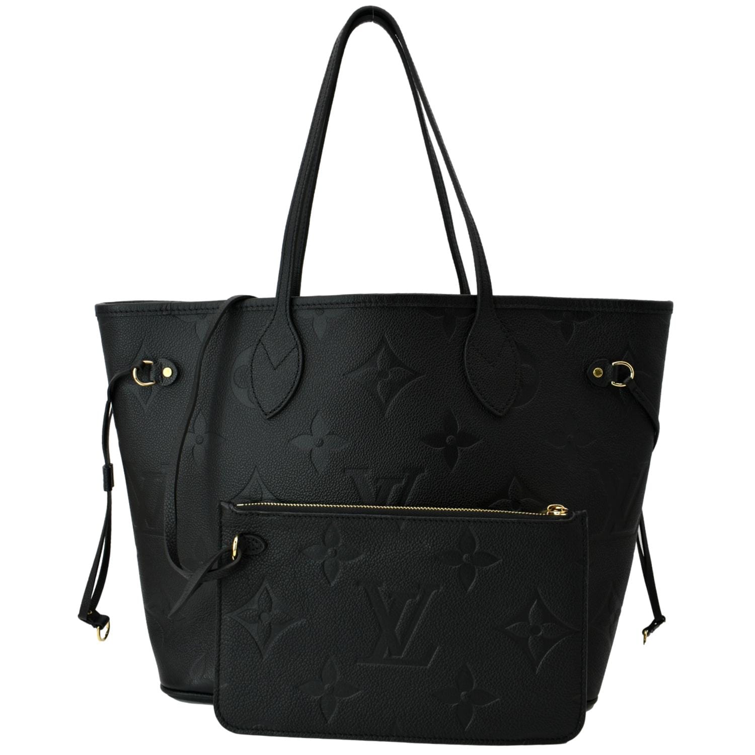 Louis Vuitton Neverfull MM Monogram Leather Tote Bag