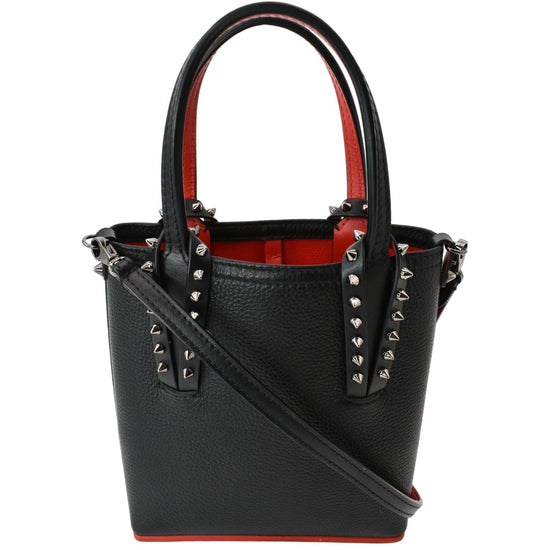 Cabata leather handbag Christian Louboutin Black in Leather - 13992966