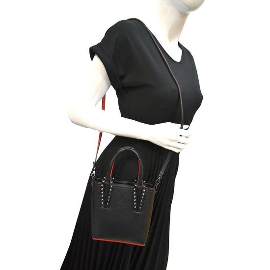 Cabata leather handbag Christian Louboutin Black in Leather - 13992966