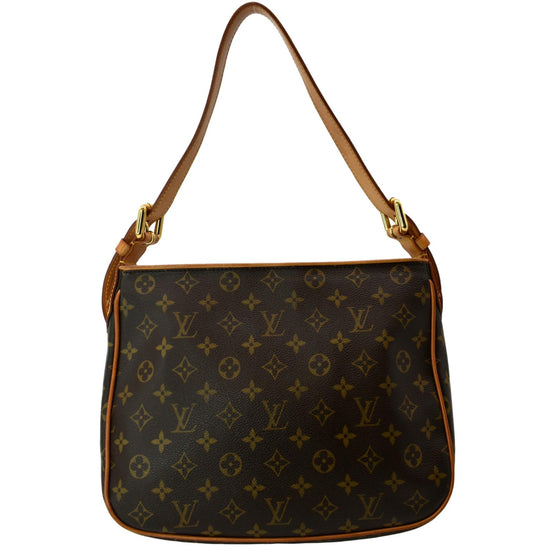 Louis Vuitton Hudson Shoulder Bag GM Brown Canvas Monogram