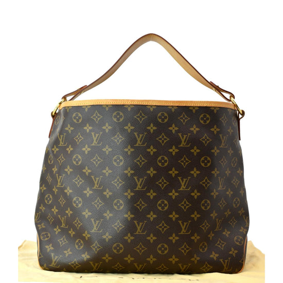 Louis Vuitton M40354 Delightful GM Brown Monogram Coated Canvas Hobo