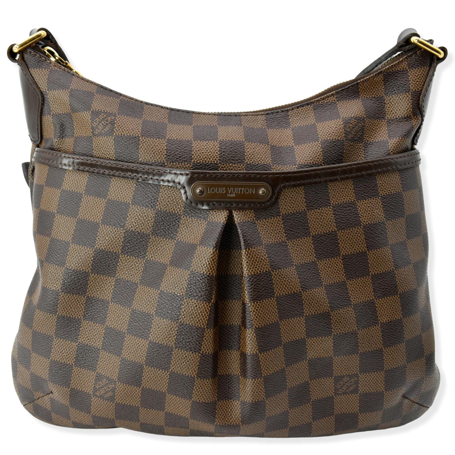 LOUIS VUITTON Bloomsbury PM Damier Ebene Crossbody Bag Brown