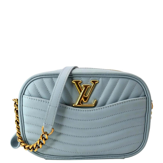 Louis Vuitton LV New wave camera bag Blue Leather ref.363339 - Joli Closet