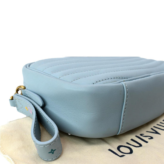 Louis Vuitton New Wave Camera Bag Bleau Navy Blue Calfskin Leather