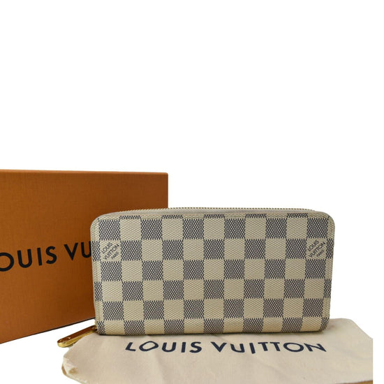 Buy LOUIS VUITTON □ Damier Azur Zippy Wallet Round Fastener Long