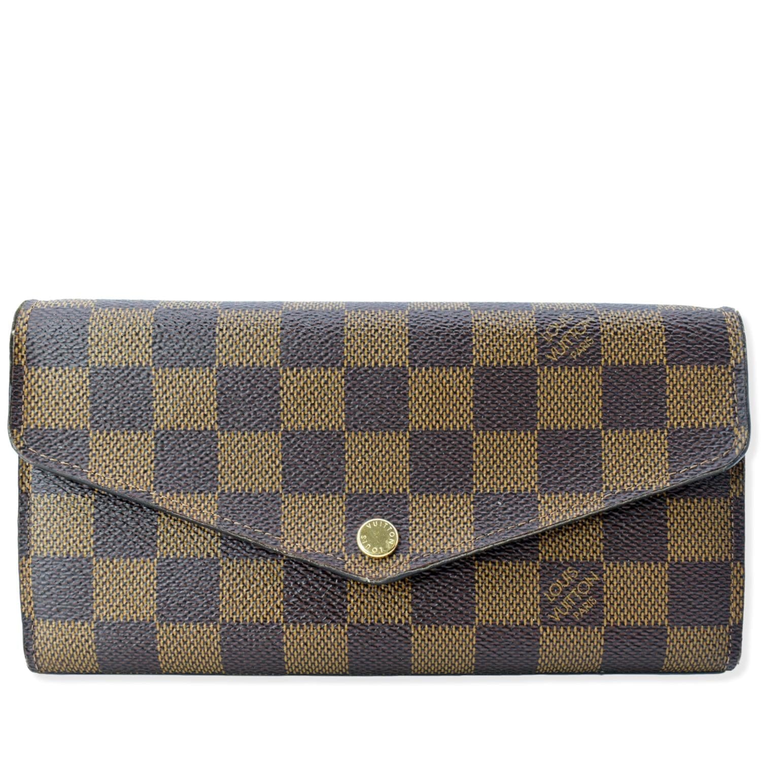 Louis Vuitton Sarah Wallet Damier Ebene  Touched Vintage