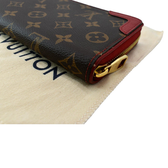 Louis Vuitton Monogram Retiro Zippy Wallet with Cerise Red - A World Of  Goods For You, LLC