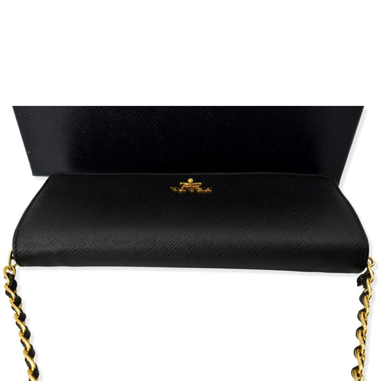 Prada Saffiano Wallet On Chain – The Luxury Exchange PDX