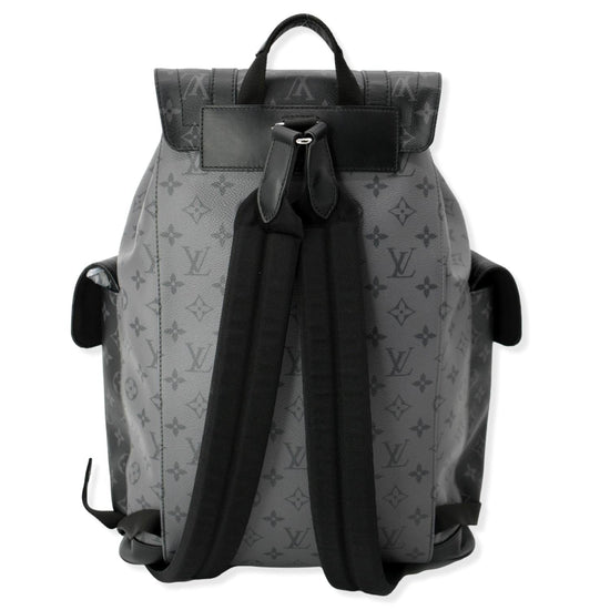 Louis Vuitton Christopher Monogram Eclipse Reverse PM Gray in Coated Canvas  with Silver-tone - US