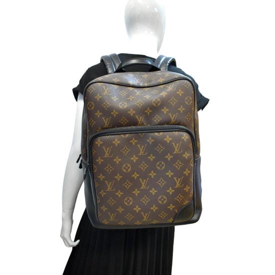 Louis Vuitton Dean Monogram Macassar Canvas Backpack Bag