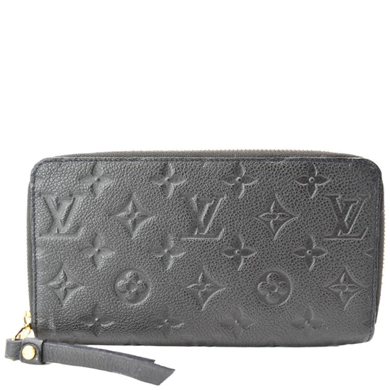 Louis Vuitton Zippy Wallet Black Lamb