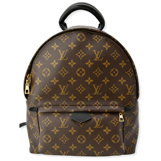 Palm springs fabric backpack Louis Vuitton Brown in Cloth - 35344015
