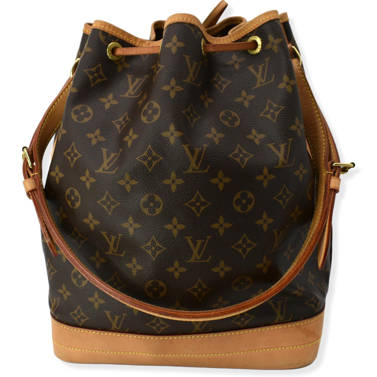 Louis Vuitton LV Monogram Noe Shoulder Bag Handbag Browns - RARE