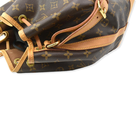Nano noé cloth handbag Louis Vuitton Brown in Cloth - 34689382