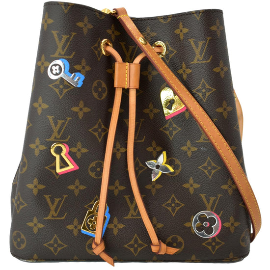 LOUIS VUITTON NEONEO LIMITED EDITION LOVE LOCK BAG