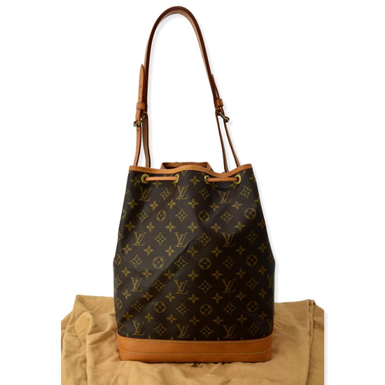 Noé fabric handbag Louis Vuitton Brown in Cloth - 35355289