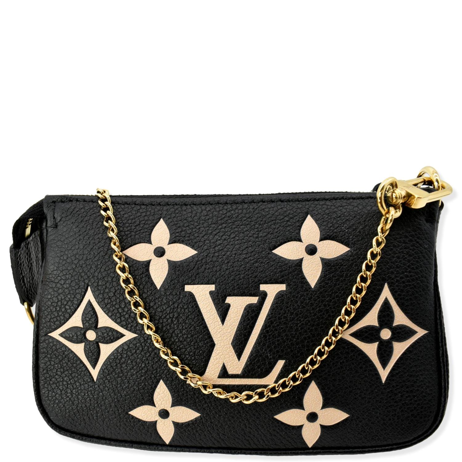 Louis Vuitton Mini Pochette Accessoires Bicolor Monogram Empreinte Leather  - A World Of Goods For You, LLC