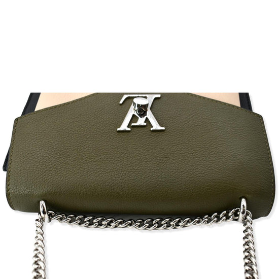 Louis Vuitton Mylockme Chain Bag Cream/Black Calf