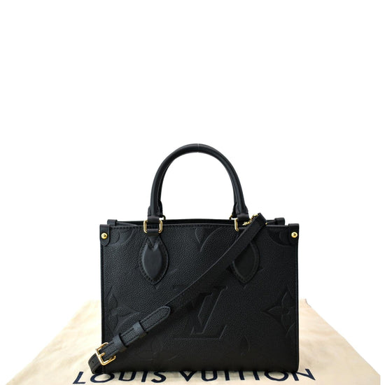 M46168 Louis Vuitton Monogram Empreinte OnTheGo PM Tote