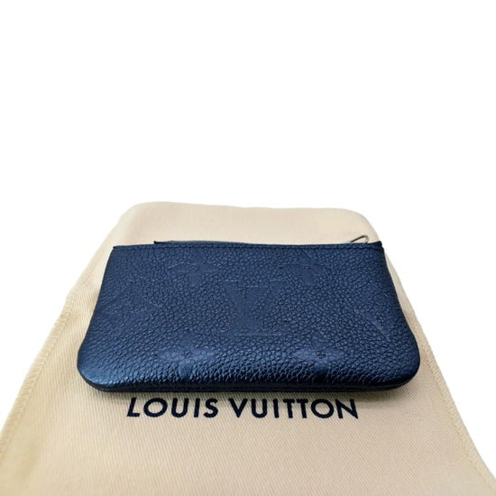 LOUIS VUITTON Empreinte Key Pouch Black 1283425