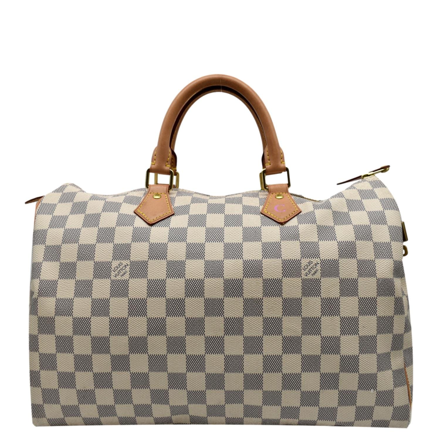 Louis Vuitton Damier Azur Speedy 35 at Secondi Consignment