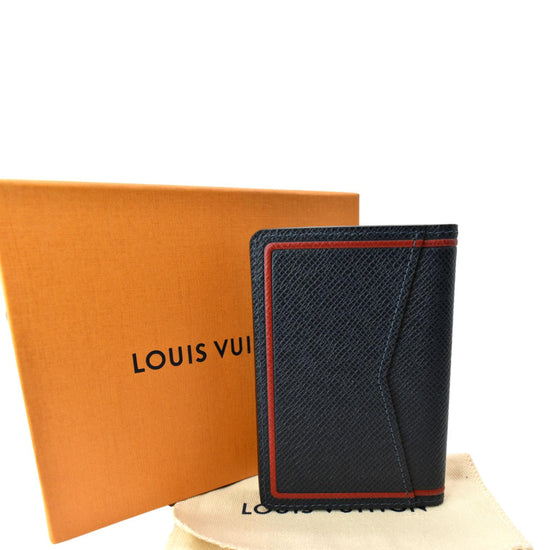 Louis Vuitton Vintage Taiga Leather Pocket Organizer Wallet - FINAL SA –  LuxeDH