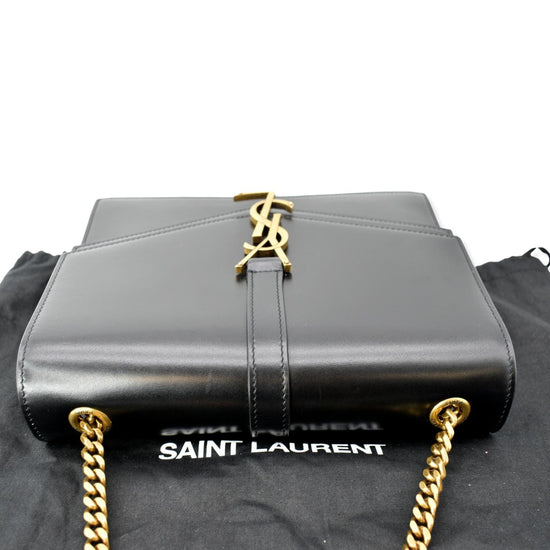 Saint Laurent YSL Women Sulpice Medium in Smooth Leather-Black