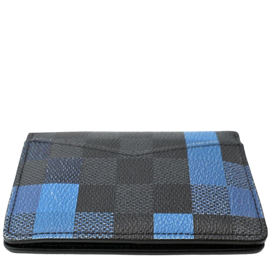 Louis Vuitton Damier Graphite/Blue/White Slender Wallet