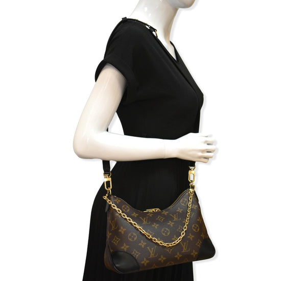 Boulogne leather handbag Louis Vuitton Brown in Leather - 27848611