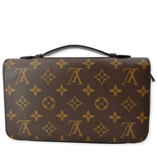 LOUIS VUITTON Zippy XL Monogram Canvas Wallet Brown