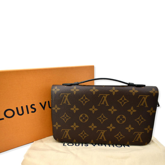 LOUIS VUITTON Zippy XL Monogram Canvas Wallet Brown