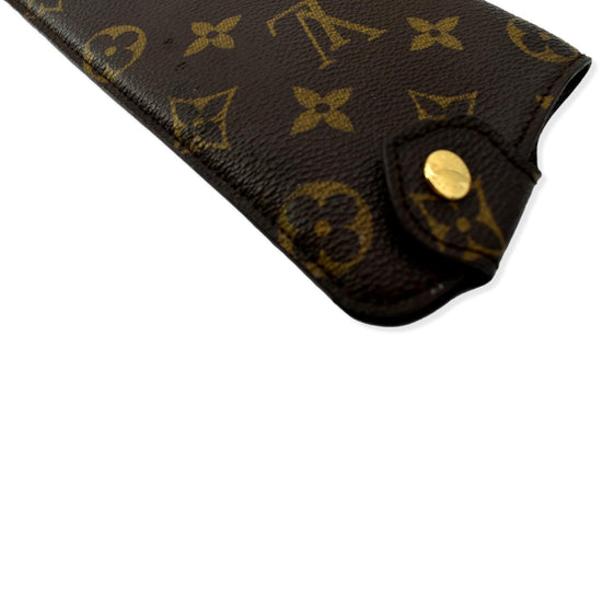 LOUIS VUITTON Monogram Canvas Sunglasses Case Brown