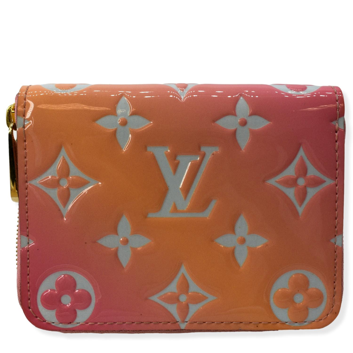 Louis Vuitton Vernis Leather Zippy Coin Purse Sunrise