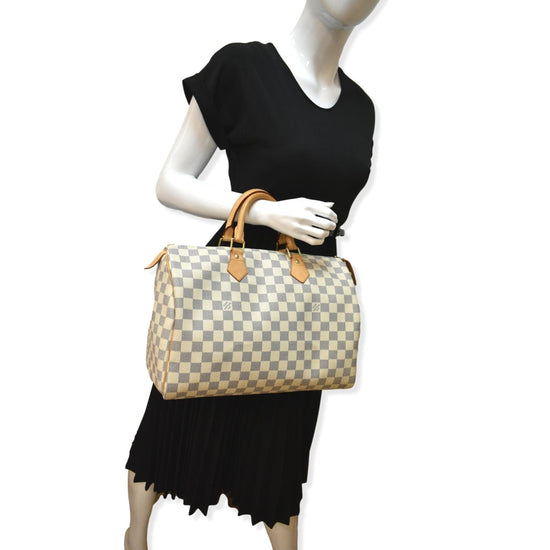 Louis Vuitton Damier Azur Speedy 35 - Neutrals Handle Bags