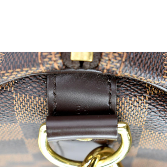 LOUIS VUITTON: Damier Ebene Keepall Bandouliere 55 – Luv Luxe