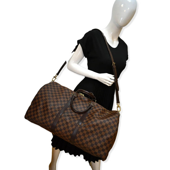 Louis Vuitton Keepall Bandouliere 55 Trunk NO7 L'Œil N7 Brown