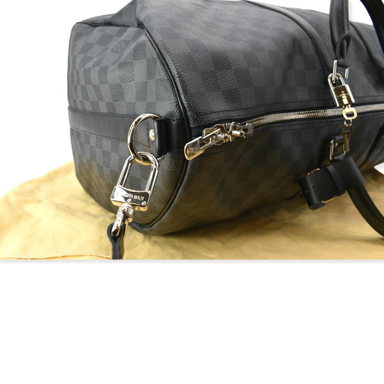 Keepall 55 Damier Graphite Bandouliere – Keeks Designer Handbags