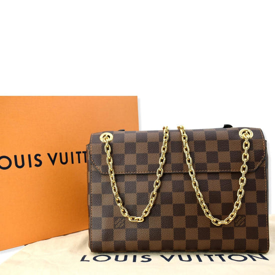 LOUIS VUITTON Vavin PM Damier Ebene Crossbody Bag Brown - Hot Deals