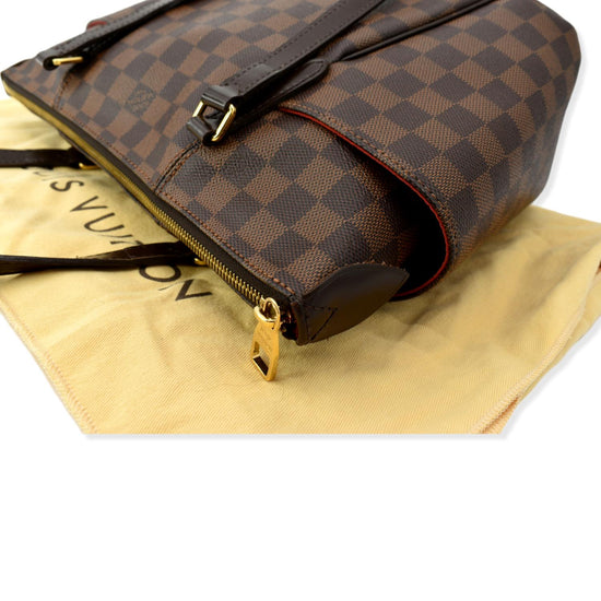 Authentic Louis Vuitton Damier Ebene Canvas Odéon PM Tote Bag