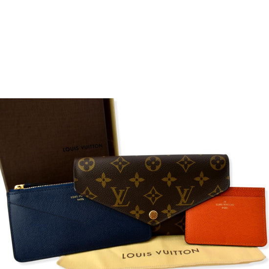 LOUIS VUITTON Jeanne Monogram Canvas Wallet Rose Ballerine