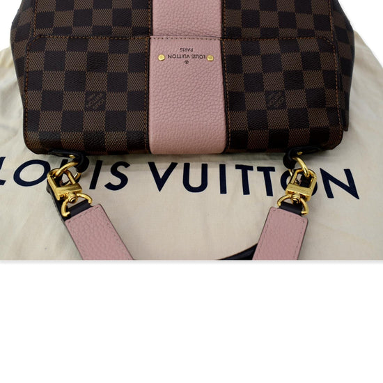 🔥LOUIS VUITTON BOND STREET BB Damier Ebene Magnolia Pink Bag HOT GIFT  RARE!