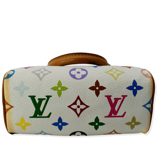 Louis Vuitton Mini HL Nano Speedy White Multicolor Murakami