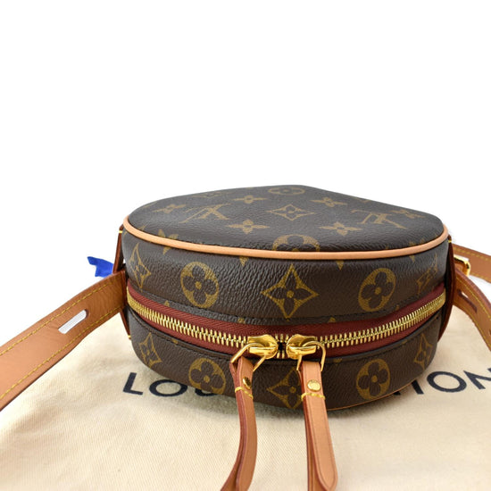 Boîte chapeau souple leather crossbody bag Louis Vuitton Brown in