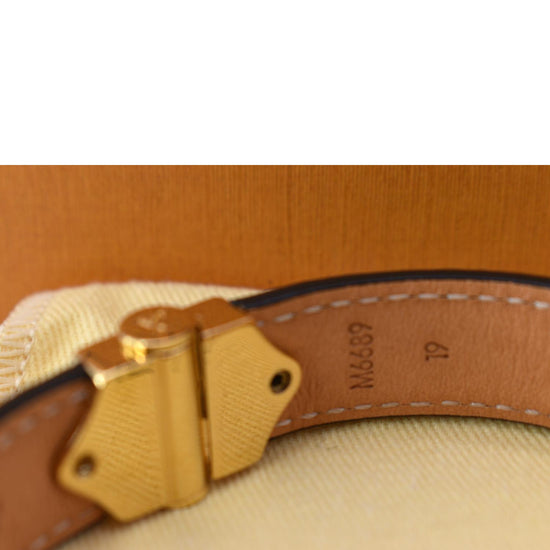 LOUIS VUITTON Monogram Nano Bracelet 17 65019